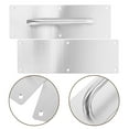 thumbnail image 1 of LABSERRON 2pcs Stainless Steel Push Pull Door Handle Closet Door Pulls With Plate For Multipurpose Design, 1 of 8