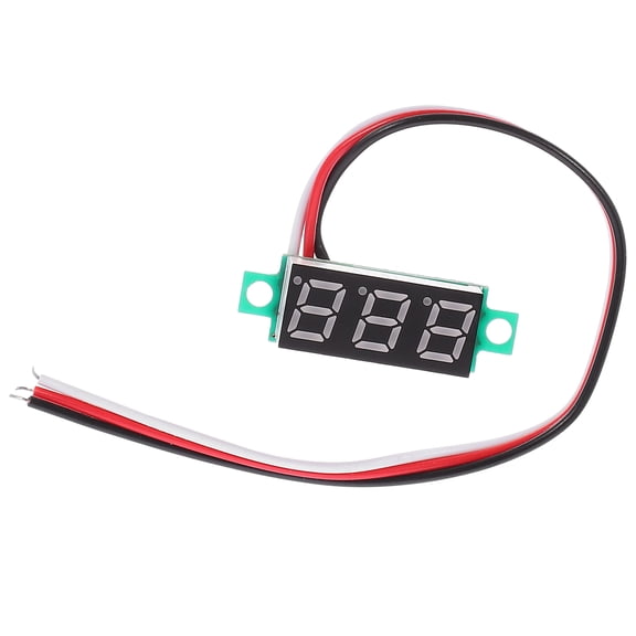 LABSERRON 3 White Led Digital Voltmeter Board Module For Monitoring In Circuits
