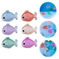 thumbnail image 1 of LABSERRON 30Pcs Resin Miniature Fish Figurines Luminous Diy Decoration Purple Green Pink Red 1.5x0.7x0.6in, 1 of 8