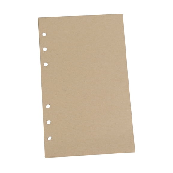 LABSERRON 320 Sheets Lined Notebook Refill for Travel and Office Use Khaki A6