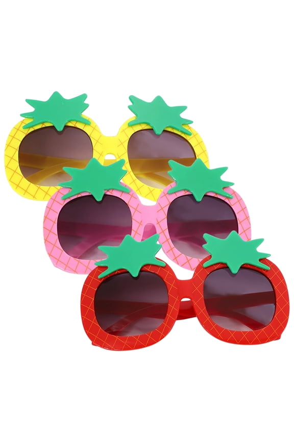 3Pcs Baby Sunglasses Cartoon Style Pineapple Shaped Pc Ac For Family Friends Parties