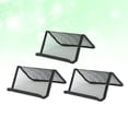 thumbnail image 1 of LABSERRON 3Pcs Elegant Design Black Metal Business Card Box for Storing Business Cards 11.8x9.6x5.4in, 1 of 8