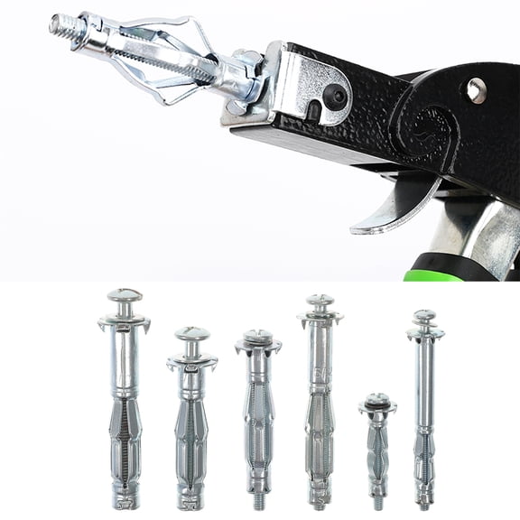 LABSERRON 42Pcs Expansion Nut Hollow Wall Anchors for Steel and Iron Sheet Fixing