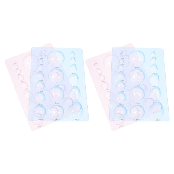 LABSERRON 4Pcs Paper Quilling Tools for Craft Weeding Kit Diy Enthusiasts Transparent Blue Pink