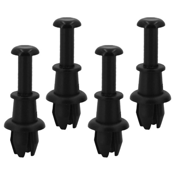 LABSERRON 4-Pack Rear Cargo Shelf Pins and Parcel Shelf Strap Holders Car Trunk Clips in Black
