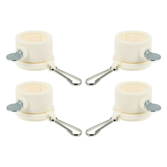 LABSERRON 4Pcs Stainless Steel Flag Pole Rings for Secure Flag Attachment 1.5In