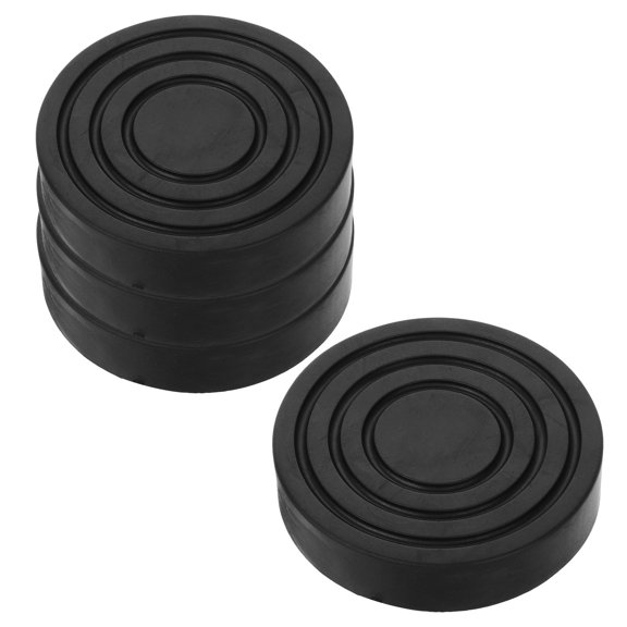 LABSERRON 4Pcs Washer and Dryer Accessories Anti Vibration Pad Black Plastic 2.6x2.6x0.6in