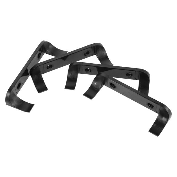 LABSERRON 4pcs Black ABS Vertical Wall Mount Holder for Model Cars Display