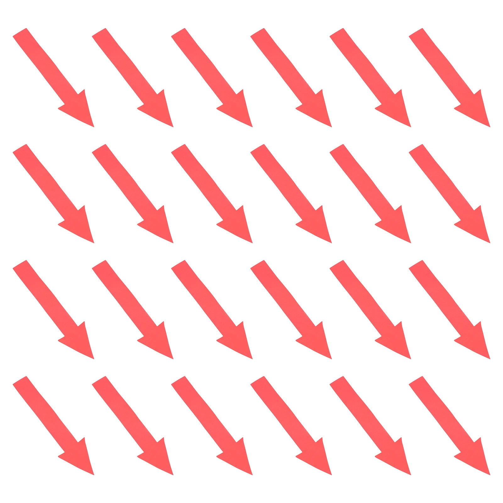LABSERRON 50Pcs Self Adhesive Red Arrow Stickers for Direction Indication  and Storage Marking 3.93X1.18X0.04in - Walmart.com