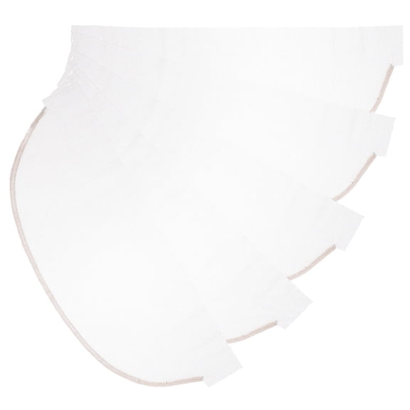 LABSERRON Wig Closure for Wig Making, Brown Lace Net Base Repair Kit, 5-Piece Hairpiece Accessory