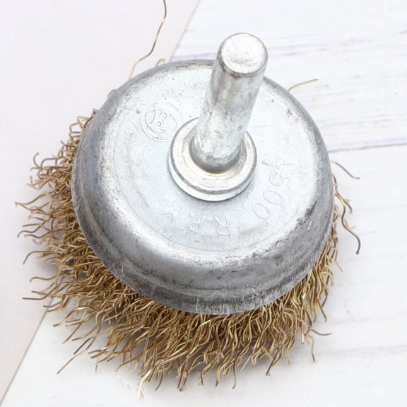 LABSERRON 5Pcs Electric Drill Wire Brush for Derusting and Dusting 1.5Inch Diameter Cylindrical