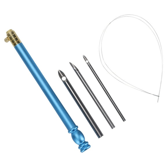 LABSERRON 5Pcs Embroidery Accessories And Supplies Sky-Blue Round For Women And Handicraft Lovers