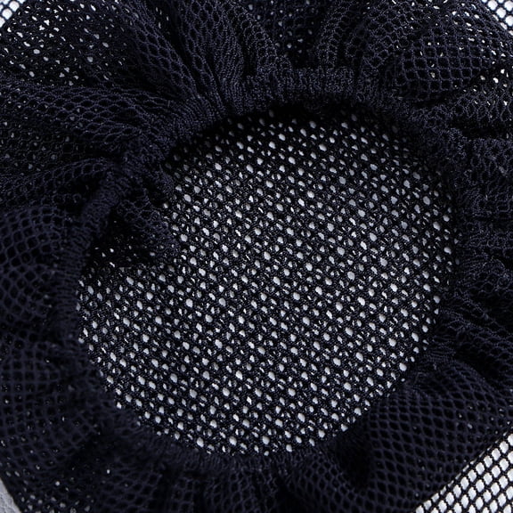 LABSERRON 5Pcs Hair Bun Net Black Reusable Comfortable Hairnets for Ballet Dance Performance