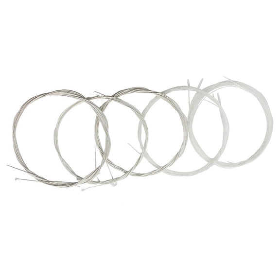 LABSERRON 5Pcs White Oud Strings with Excellent Sound Quality for Oud Lovers Nylon and Copper