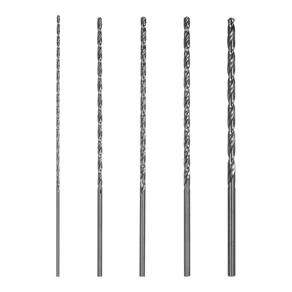 LABSERRON 5Set High Speed Drill Bits Titanium Coated for Plastic Hobby Work