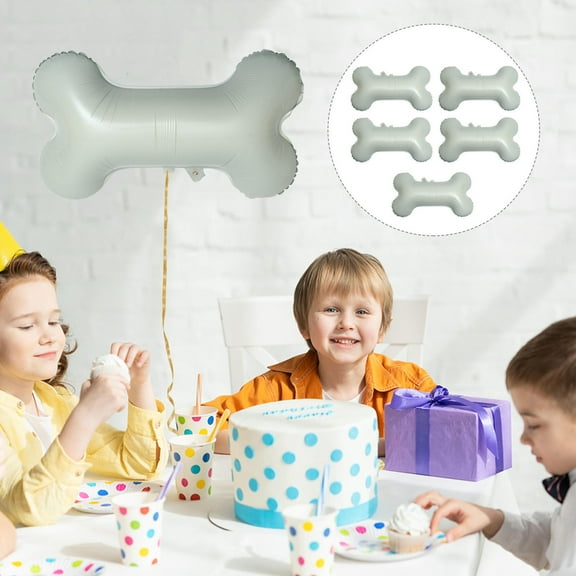 LABSERRON 5pcs Adorable Dog Film Balloons For Birthday Party Supplies And Reusable Bright Decorations For Celebrations