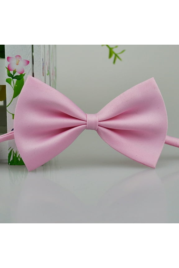 6Pcs Bow Tie for Boys Peach Red Vintage Lightweight Dancing Party