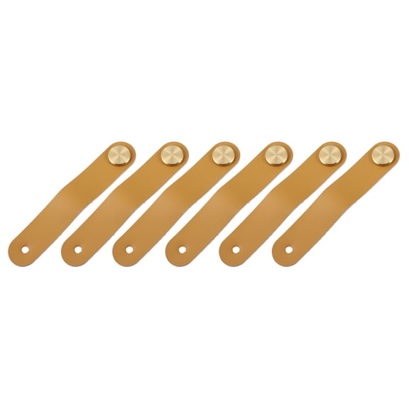LABSERRON 6Pcs Copper Cabinet Door Handle for Furniture and Home Decor