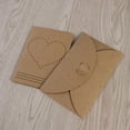 thumbnail image 1 of LABSERRON 6Pcs Kraft Paper Greeting Card for Christmas and New Year Festivals Vintage Style 11.8x0.12x6.9In, 1 of 8