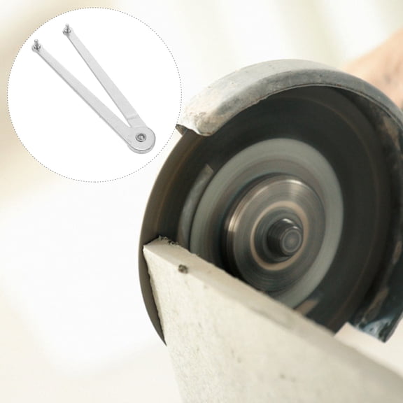 LABSERRON 6Pcs Silver Adjustable Angle Wrench for Angle Grinder in Professional Use