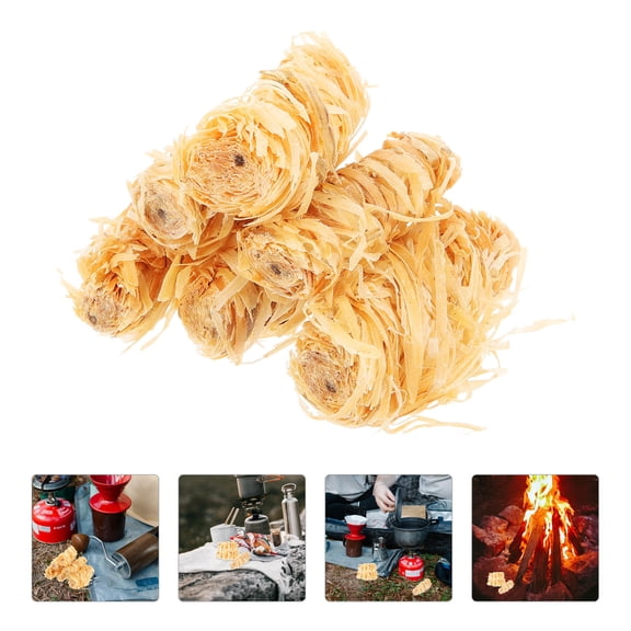 LABSERRON 8 Pcs Portable Fire Starter Logs, Outdoor for Camping, Hiking, Fireplace, , Fire Pit