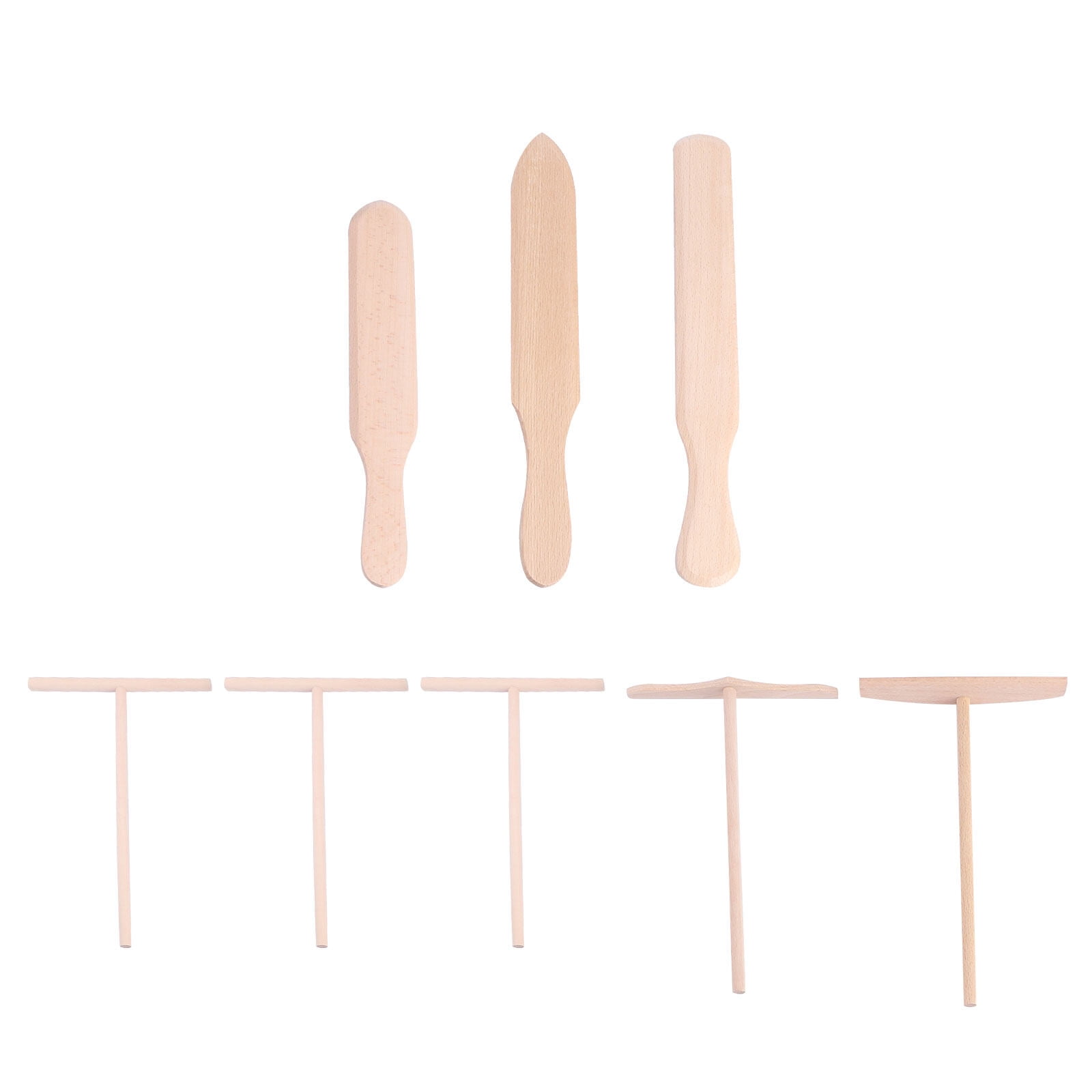 LABSERRON 9Pcs Set Pancake Cooking Utensils Crepe Spreader Spatula ...