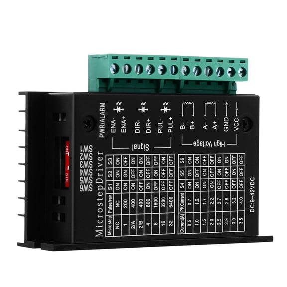 LABSERRON Aluminum Alloy Stepper Motor Driver 1Set Suitable for Cutting Machine and Automation Equipment