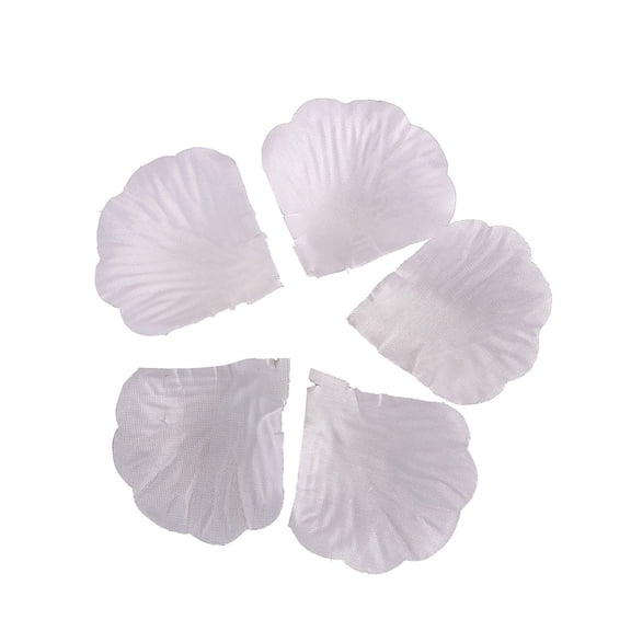 LABSERRON Artificial Rose Petals 10 Pack White for Valentine's Day Fake Flowers