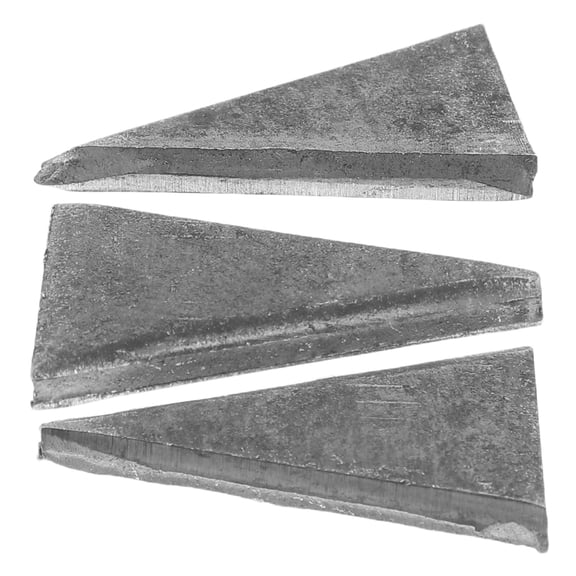 LABSERRON Axe Handle 3Pcs Grey Iron Wedge for Tool Safety 1.2X0.6X0.2in