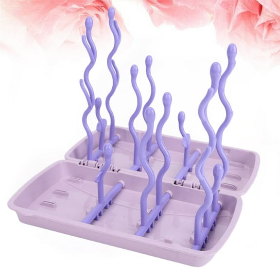LABSERRON Baby Bottle Drying Racks Holder Foldable Branches 1Pack Ideal For Storage