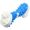 thumbnail image 1 of LABSERRON Blue TPR Dog Chew Toy for Small Dogs Shape Clean Teeth and Molar 1 Piece, 1 of 8