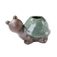 thumbnail image 1 of LABSERRON Ceramic Vase for Flower Arrangement and Storage Use Creative Retro Design Green Color 1PC, 1 of 8