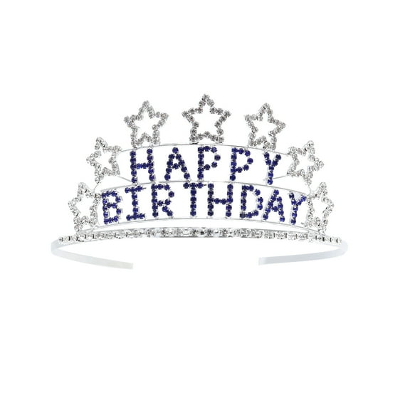 LABSERRON Charming Five-Point Star for Girls, Sparkling Rhinestone Alloy Headband