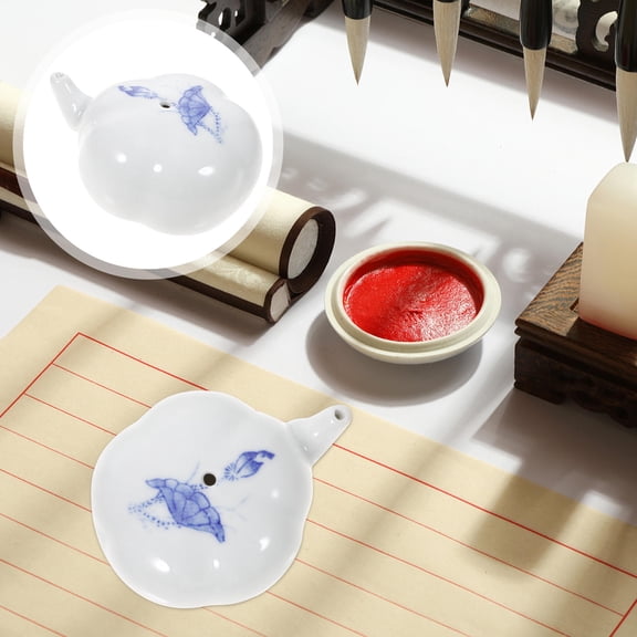LABSERRON Porcelain Water Dropper and Ink Container for Calligraphy and Painting