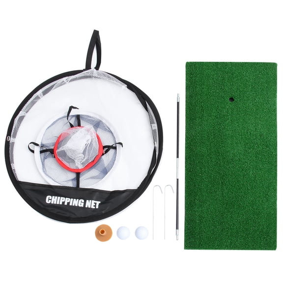 LABSERRON Chipping Net With Mat Golf Practice Chipping Net 1 Set 30X60CM Training Aid For Dad