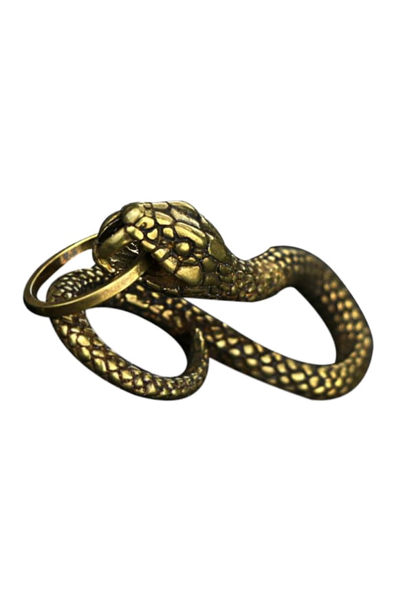 Copper Keychain Pendant 1Pc Retro Chic Style Diy Key Ring Charm For Friends Lovers present 2.2in