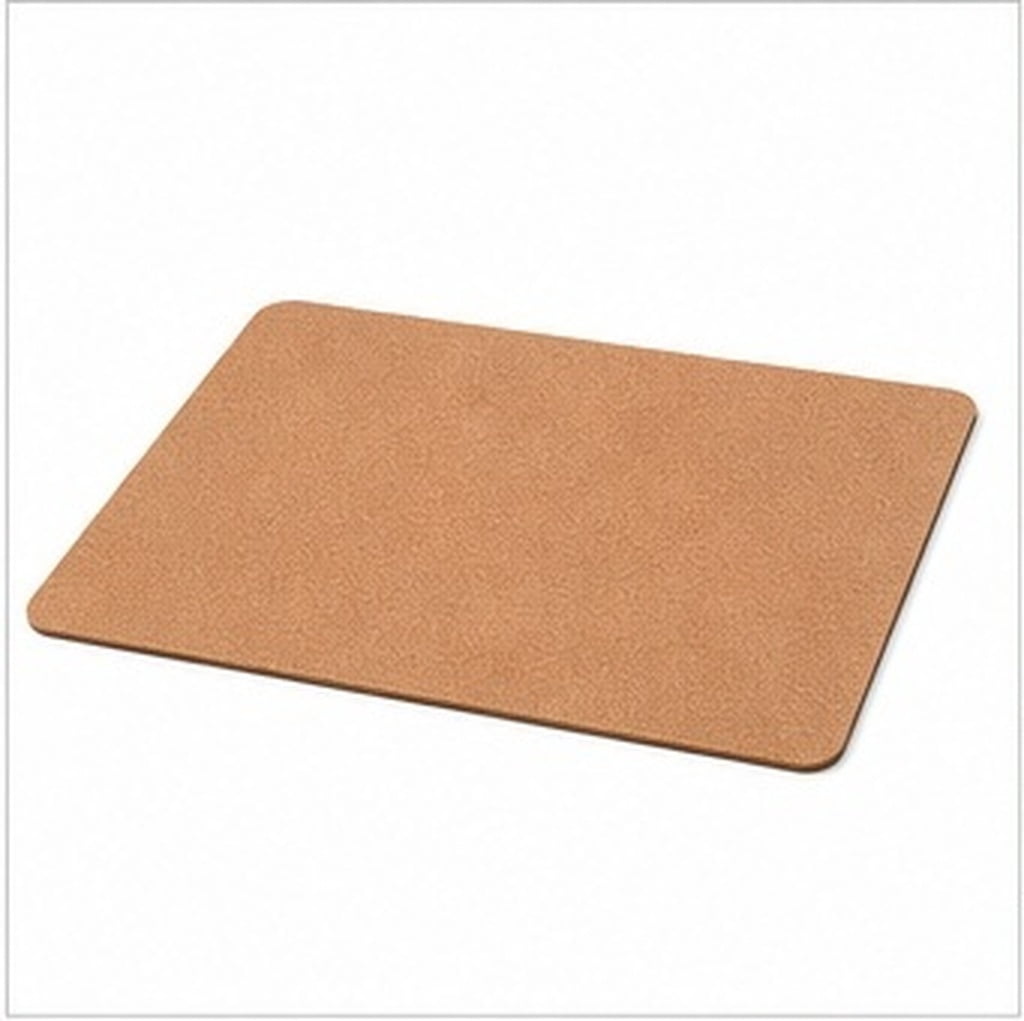 LABSERRON Cork Mouse Pad for Computer Desk Khaki Wooden Waterproof Non ...