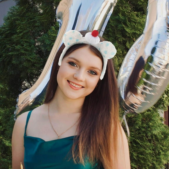 LABSERRON Cute Makeup Headband 1Set Bear Ears Design Multi Color 22.0X17.0X3.0In For Spa Facial Use Women Girls