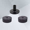 thumbnail image 1 of LABSERRON Cymbal Accessories 2Pcs Felt Washers 1Pc Cymbal Sleeve for Drumming Practice and Performance 1.6x1.6x0.6in, 1 of 8