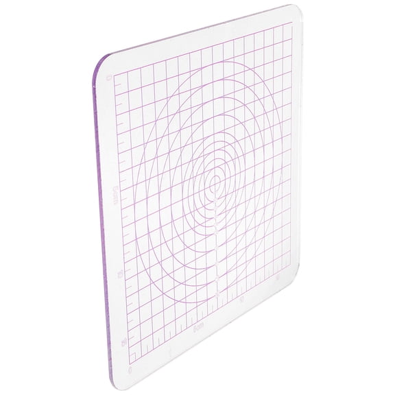 LABSERRON DIY Acrylic Clay Pressing Plate for Polymer Clay Craft White Lightweight and Durable 9.84x7.87 Inches