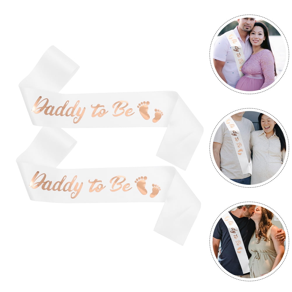 Baby Shower Sashes For Mom And Dad Baby Shower Sash Baby Shower Sash For Mommy To Be,Daddy To Be For Baby Shower Party, Baby Welcome Party! 2 Pieces