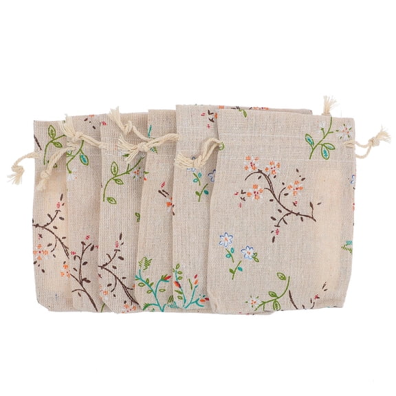 LABSERRON Drawstring Sachet Bags 50Pcs Small Cloth Pouches for Crafts and in Assorted Color 5.5x3.9in