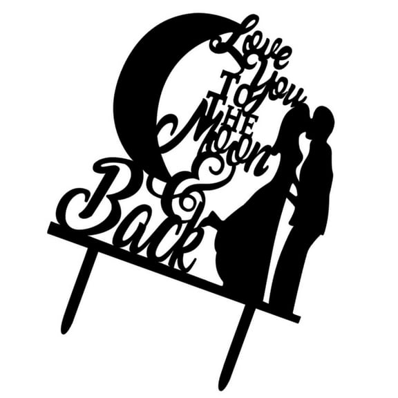 LABSERRON Engaged Cake Topper 1Set Classy Acrylic Decoration for Wedding Engagement Birthday Party