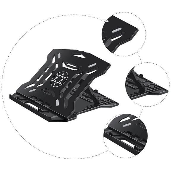 LABSERRON Ergonomic Rack Desktop Stand Built-In Cooling For Gaming Video Reading And Typing Random