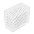 thumbnail image 1 of LABSERRON Eyelash Organizing Box 1Pcs Rectangular Clear Lash Container Simple Style Professional Beauty Salons Use, 1 of 7