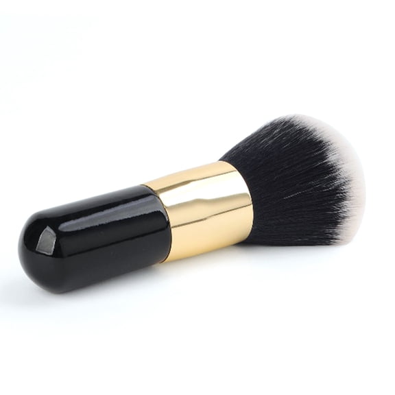LABSERRON Flat Foundation Makeup Brush with Reservoir, Liquid Cream Makeup Applicator for Smooth Face Blending and Even Coverage