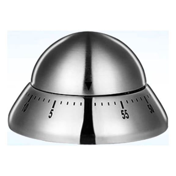 LABSERRON Household Countdown Timer Flying Saucer Shape Silver Eco-Friendly