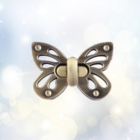 LABSERRON Golden Metal Replacement Lock 2Pcs Elegant Twist Lock for Purse Components Fashion Accessory