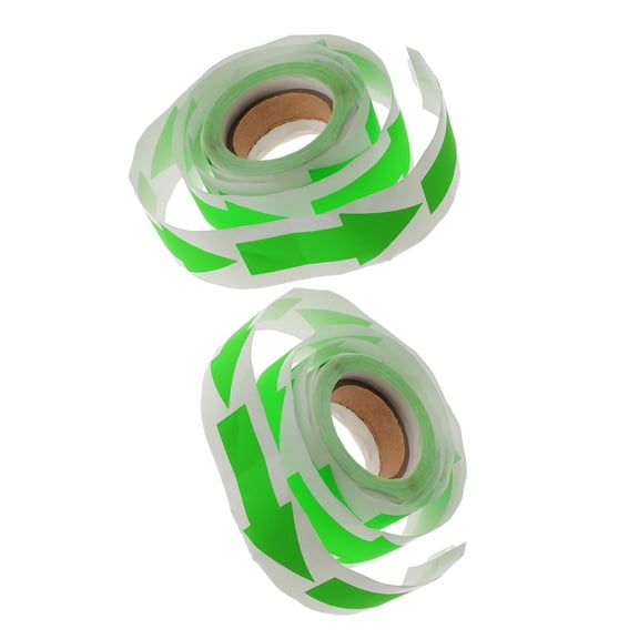 LABSERRON Green Fluorescent Arrow Label Sealing Stickers with Strong Adhesive for Package Decoration