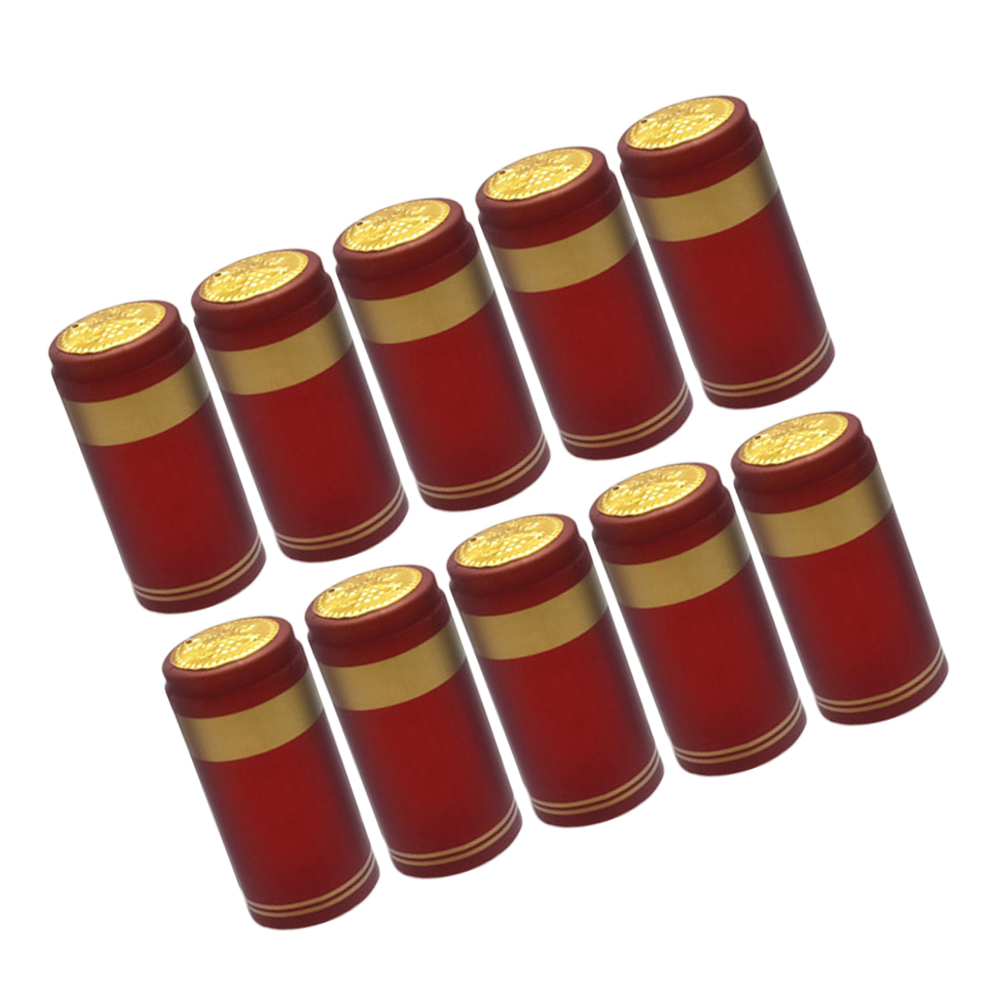 Purple PVC Heat Shrink Caps For Wine Bottles - 100 Count With Easy Tear Tabs | HBO Home Brew Ohio